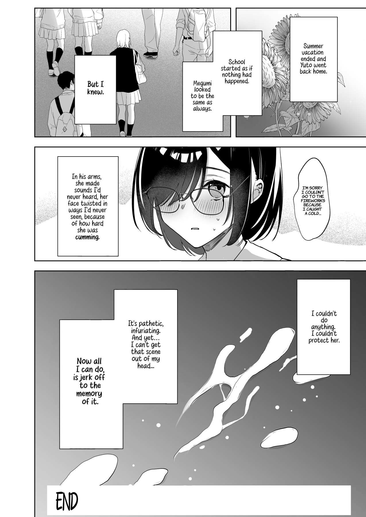 Hentai Manga Comic-My Plain Girlfriend Is That Guy's Personal Fucktoy For The Summer Break-Read-51